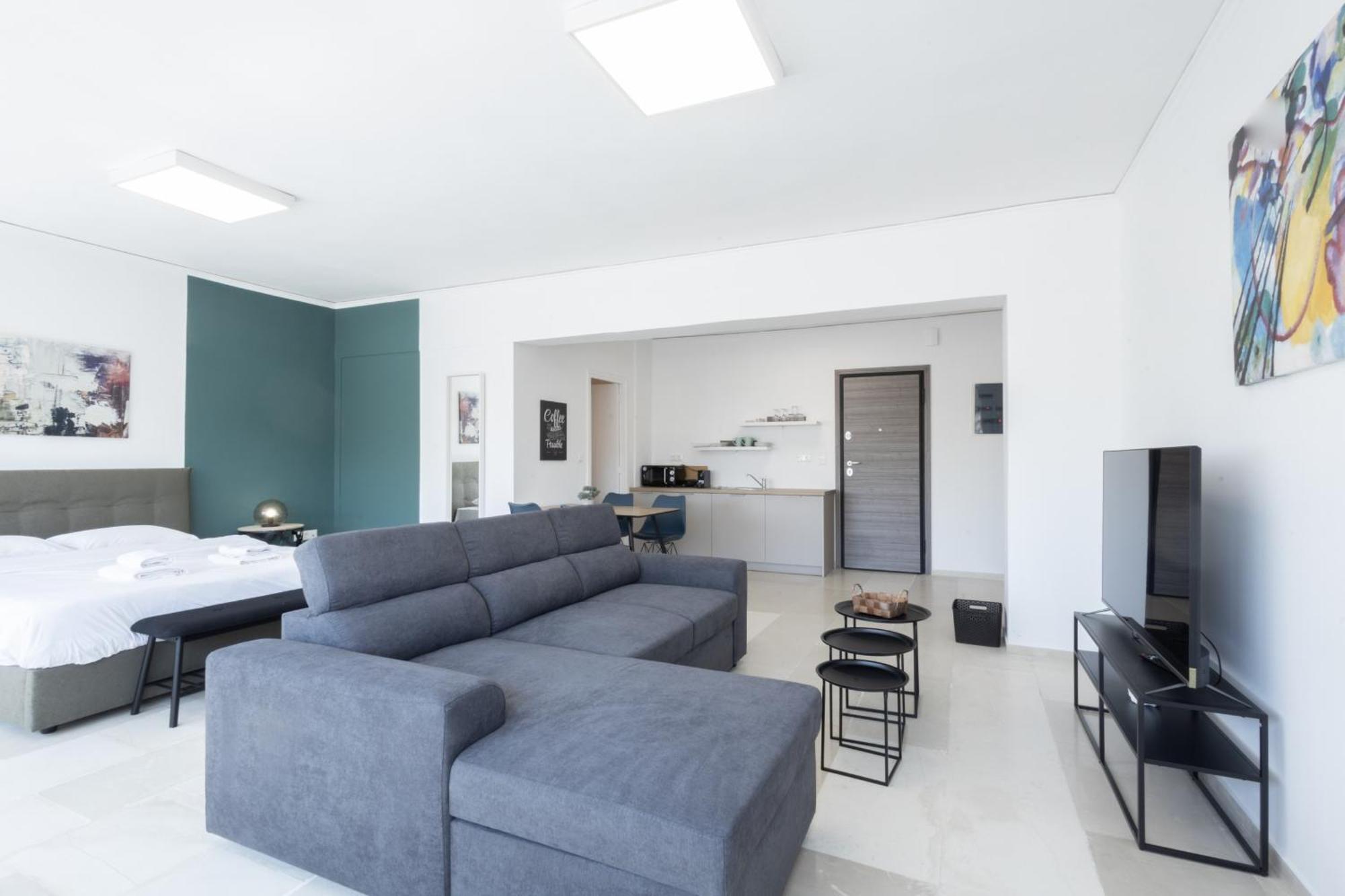 אתונה Spacious Urban Retreat Central 2-Bedroom Haven For 8 מראה חיצוני תמונה